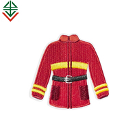 Échantillon gratuit pompier fer sur patchs appliques brodées pompier pompier jeu de rôle costume