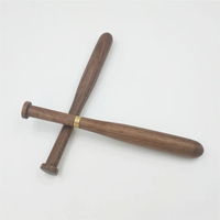Stylo à bille de luxe personnalisé avec logo, cadeau de bureau créatif, forme de batte originale, en bois naturel, stylo promotionnel multifonctionnel