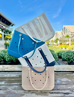 Sac de plage en néoprène en gros, sac à main de marque pour femme, sac fourre-tout décontracté noir, acceptation du logo personnalisé, vente d'usine, impression personnalisée pour femmes