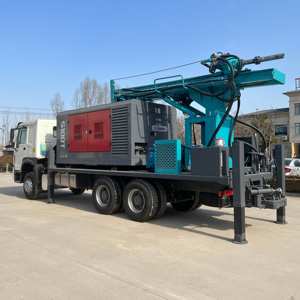 Penjualan pabrik langsung Rig pengeboran sumur air hidrolik sepenuhnya terpasang kendaraan kedalaman 0-1200 meter untuk pertambangan - Product Image 2