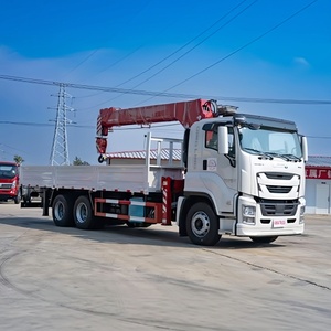 รถบรรทุกติดเครน ISUZU Giga 6x4 ขนาด 12 ตัน แบบบูมตรงยืดหดได้ ขาย - Product Image 2