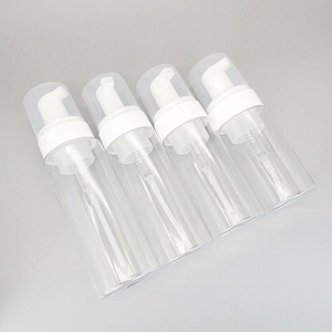 LingKa LK01 Facial Foaming Lash Shampoo <b>Bottles</b> 30-<b>200ml</b> Cylinder Press Pump Eyelash Extension Soap Cleanser Set - Product Image 3