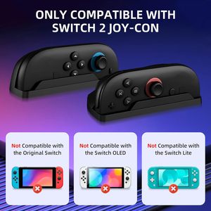 ด้ามจับเมาส์ NBCP KTA143 สำหรับ Switch 2 Joy-Con, 2 ชิ้น, ที่จับสำหรับเล่นเกมตามหลักสรีรศาสตร์ |   พร้อมแผ่นรอง PTFE ที่เรียบลื่นเป็นพิเศษ - Product Image 3