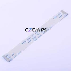 JS05A-20P-100-3-4 FFC <b>Cable</b> (Flexible Flat <b>Cable</b>) P=0.5mm Connector 20P 0.5mm 0.3mm Non-Inverting - Product Image 1