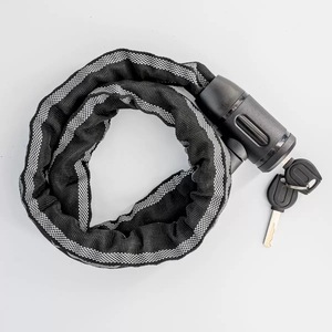 Petit cadenas en acier <span class=keywords><strong>compact</strong></span>, cadenas à clé portable pour roues et cadre de vélo - Product Image 6