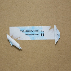Matt Silver PET VOID Paper Jumbo <b>Roll</b> Anti Counterfeit Sticker Material for UV Printing Thermal Transfer - Product Image 5