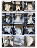 Machine commerciale pour la fabrication de raviolis/samosas/empanadas/gujias/pâtisseries jamaïcaines, en acier inoxydable SUS304, capacité de 4500 pièces/heure, garantie 1 an