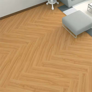 Nouveauté Planche de vinyle de luxe PVC Revêtement de sol en plastique Sans formaldéhyde SPC Auto-adhésif Piso De Vinilico Style moderne Uni - Product Image 6