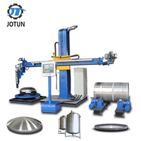 Motor de máquina pulidora CNC industrial Jotun de 11 kW totalmente automático para acabado de espejo en tapas de recipientes a presión de 400-5000 mm
