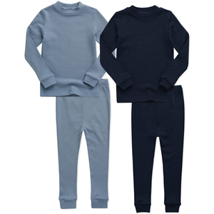 Ensembles de vêtements personnalisés en coton pour filles, vêtements de détente pour petites filles, ensemble t-shirt à manches longues et pantalon, deux pièces pour enfants - Product Image 1