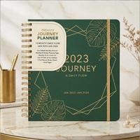Carnet de notes personnalisé à couverture rigide avec reliure spirale, agenda hebdomadaire pour femmes
