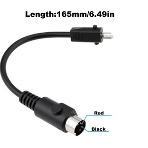 Conector de Conversión para Motor de Sofá o Sillón Reclinable, 2 Pines a 5 Pines Redondos, Macho a Hembra, Cable Compatible con el Sistema Raffel - Product Image 3