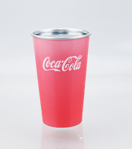 Tùy chỉnh 350ml nhôm Mug uống cup màu-thay đổi dùng một lần và có thể tái chế cho Đảng với logo tùy biến - Product Image 6