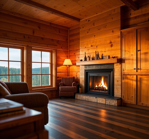 Kabin Kayu pedesaan kayu pinus Rusia konstruksi kayu Real Estate rumah kayu - Product Image 3