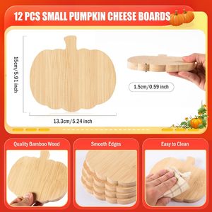 Lễ Tạ Ơn Halloween Mùa Thu Trang Trí Hình Dạng Không Thường Xuyên Tre Bí Ngô Thớt Cắt <span class=keywords><strong>Board</strong></span> Set - Product Image 3