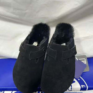Vente en gros de sandales plates d'été pour femmes, style <span class=keywords><strong>Birkenstock</strong></span>, à bout rond, noires, respirantes, à semelle souple, pour un usage quotidien - Product Image 6