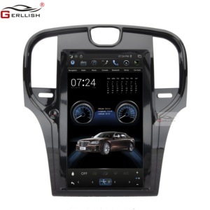 Écran IPS de 13.3 pouces Stéréo audio de voiture Android de style Tesla pour lecteur DVD avec écran tactile GPS pour Chrysler 300C - Product Image 1
