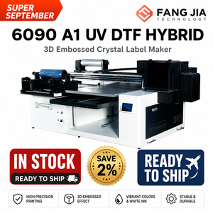 फास्ट शिपिंग 6090 ए 1 uv dtf प्रिंटर i3200 i1600 हाइब्रिड 2-इन-1 फ्लैटबेड इंकजेट मशीन के लिए क्रिस्टल लेबल स्टिकर - Product Image 2