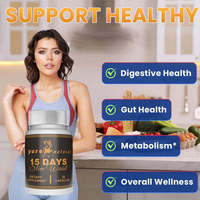 Capsules de détoxification intestinale pour adultes, soutien du côlon, détox en 15 jours, suppléments vitaminiques en gros, fabrication OEM/ODM sur mesure