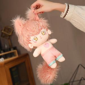 Adorable Peluche Ours en Coton et Renard avec Doublure en Flanelle et en Maille, Mini Jouet pour Fille Anti-Stress - Product Image 2