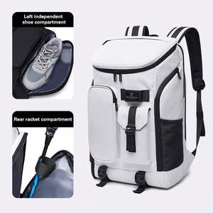 Tennis Backpack Printed Logo Name Competition Sports Racket Bag With Shoe Box Personalized Badminton Racket Sports Bag - Product Image 4