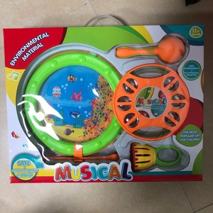 Maternelle Cadeau Ensemble Océan Vague Tambour Sable Marteau Cage Cloche Plaque Combinaison Orff Aides Pédagogiques Clavier Piano Handbell Modèle - Product Image 6