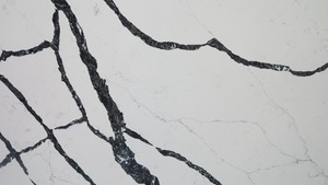 Hạ Môn Nhân Tạo Thạch Anh Dây Chuyền Sản Xuất Màu Đen Tĩnh Mạch <span class=keywords><strong>Quartz</strong></span> Đá Slab - Product Image 2