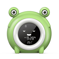 Machine à son naturel en forme de grenouille entraînement au sommeil des enfants réveil Snooze réveil pour les enfants