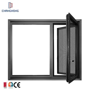 Brand New High Quality Supplier Aluminum Sound Proof Casement Window Wholesale Price cheap Aluminum Alloy Casement Window