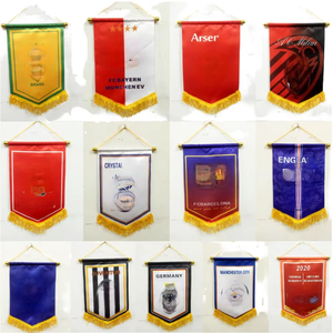 Banderas de club de fútbol de doble cara personalizadas de Venta caliente Diseño gratuito para evento internacional Regalo promocional para fanáticos - Product Image 5
