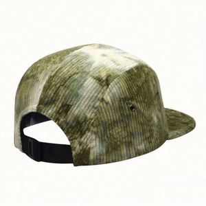 Casquette de camping en velours côtelé 5 panneaux personnalisée de haute qualité avec broderie 3D, casquette de camping à visière plate tendance pour sports de plein air, Gorras - Product Image 5