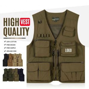 Chaleco Multibolsillos para Hombre, Estilo Moderno, Chaleco de Pesca con Spandex para Escalada, Pesca, Camping, Senderismo y Fotografía - Product Image 1