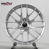 YAGU 359M 5x120 19x9 19x10 19X8.5 19X9.5 Hyper Silver Forged Wheels untuk BMW M1 E46 M3 E90 F30 Z4 M E85 E86 E60 M5 E63 M6