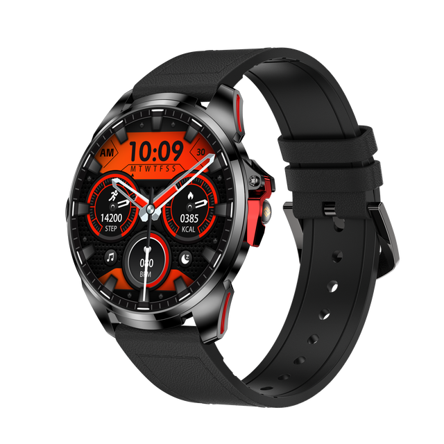 Ultra Thin 6.5mm Body Smart Watch Fashion Fitness tracker 1.43" Amoled Screen Health Monitoring HX-NO1 Men's Watch
