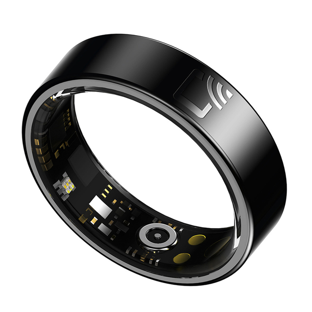 2025 New Smart Ring NFC App Controlled Sports Tracker Multi-Sports Recording Heart Rate Blood Pressure Monitoring Synchronised