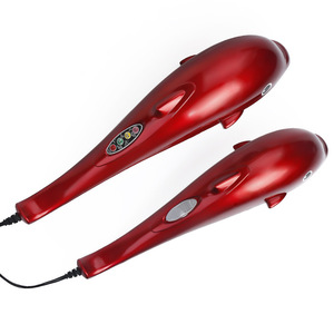 Masajeador de cuerpo completo de mano eléctrico Dolphin <span class=keywords><strong>Hammer</strong></span> con vibración relajante para aplicación en la cabeza