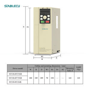 5.5kw 2.2 Kw 1.5 Kw 0.5kw Verstelbare AC Frequentie Converter 380V Driefasige Elektrische 45kw Drive Nieuwe Prijslijst Vfd Omvormer - Product Image 3
