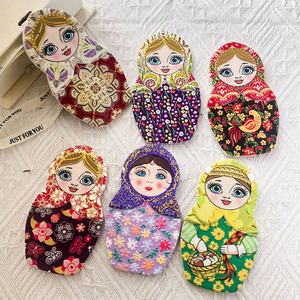 Imán de Refrigerador de Cerámica con Diseño de Matryoshka <span class=keywords><strong>Rusa</strong></span>, para Recuerdos y Regalos, Venta al por Mayor - Product Image 6