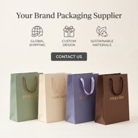 Sacs fourre-tout en papier kraft naturel recyclable en gros avec poignées en corde, personnalisables pour l'emballage de bougies, de vêtements et d'aliments