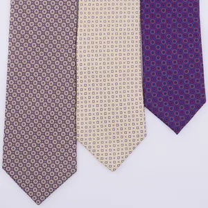 Zhonghe Factory Custom Men Handmade Shengzhou Corbata Gravata Paisley Plaid fornitore cravatte