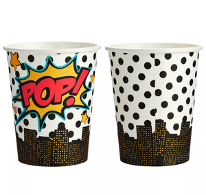 Juego de vajilla de papel con temática Pop DAMAI, tamaño y color personalizados, platos y vasos desechables decorativos para fiestas con temática Pop - Product Image 5