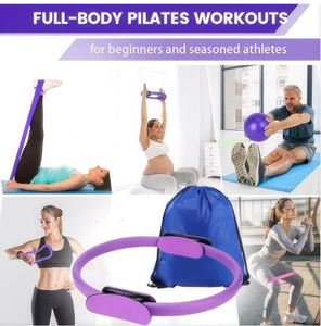 AOFIT Bande de Résistance en PVC Durable et Très Élastique pour Entraînement Intensif, Yoga et Pilates, Kit Portable pour Exercices à Domicile, Petite Ballon de Yoga de 25 CM pour Entraînement - Product Image 3