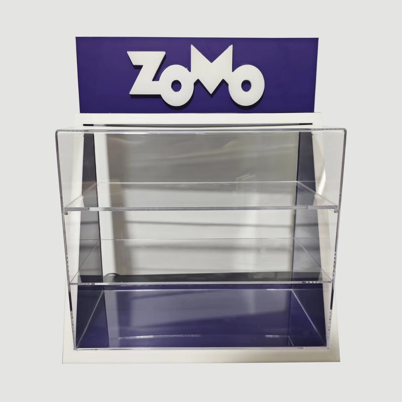 Custom Designed Morden Acrylic LED Display Rack with Illuminable Counter-Top Stand for Retail Stores — view 5