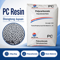 Granul Polikarbonat Tahan Api JY-PC-905R Resin PC Transparan untuk Komponen Listrik Pelet Plastik Tahan Benturan Tinggi