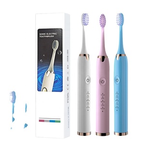 Smart Sonic Vibration Rechargeable Brosse À Dents Électrique Adultes Antibactérien Poils Souples 4 Modes De Nettoyage IPX7 Blanchiment Des Dents - Product Image 1