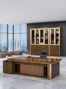 โต๊ะทำงานสำหรับโต๊ะผู้บริหารเฟอร์นิเจอร์สำนักงานดีไซน์ใหม่ที่ทันสมัย - Product Image 3