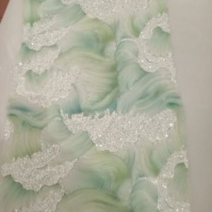 Alta Qualidade Francês Lace Dress Material Frisado Tule Malha com Lantejoulas para Festa ou Casamento Excelente para Roupas - Product Image 1