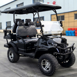 Voiturette de golf électrique 4 places tendance 2026, design pliable, batterie lithium 48V, tout-terrain, autonomie 90 km - Product Image 1
