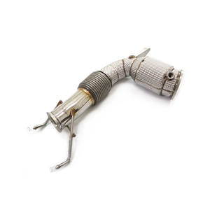 Tubo de bajada del sistema de escape de acero inoxidable ING para <span class=keywords><strong>BMW</strong></span> <span class=keywords><strong>118i</strong></span> F40 <span class=keywords><strong>B38</strong></span> 1,5 T con piezas de tubos de rendimiento automático de protección térmica - Product Image 1