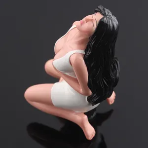Perilla de palanca de cambios manual de coche personalizada, palanca de cambios, vestido blanco, <span class=keywords><strong>Morena</strong></span>, belleza, <span class=keywords><strong>chica</strong></span> Sexy, diosa seductora para Universal - Product Image 3
